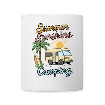 Summer Sunshine Camping - Mug - white - Front