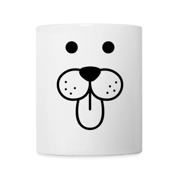 doggy face - Tasse - Weiß - Vorne