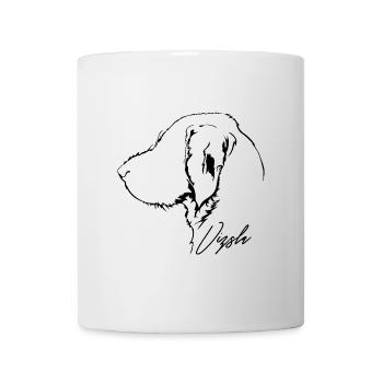 Drahthaar VIZSLA Profil Hund Hunde Wilsigns - Tasse - Weiß - Vorne