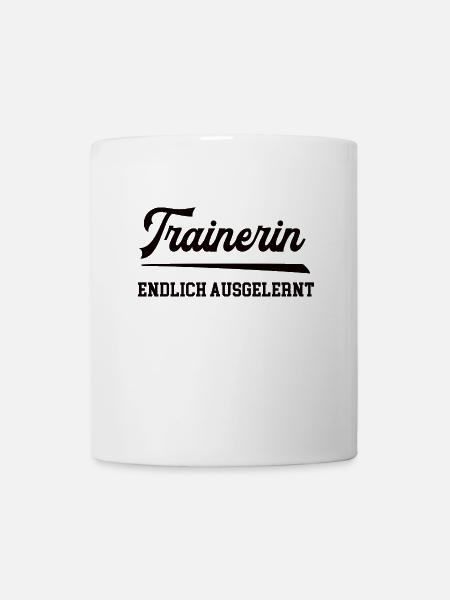 Trainerin Ausbildung Bestanden Azubi Trainer - Tasse - Weiß