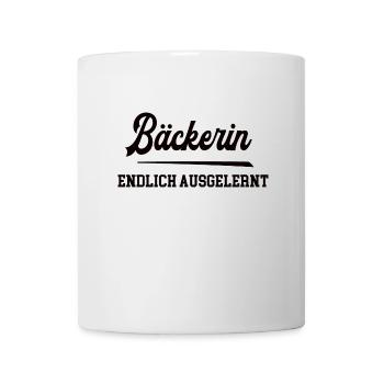 Bäckerin Ausbildung Bestanden Azubi Bäckerei Lehre - Tasse - Weiß - Vorne
