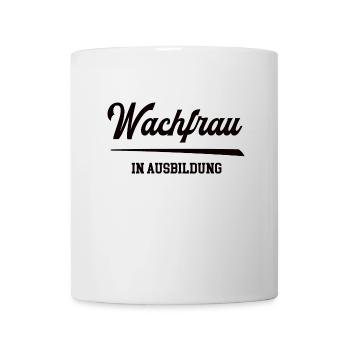 Wachfrau in Ausbildung Wachmannausbildung - Tasse - Weiß - Vorne