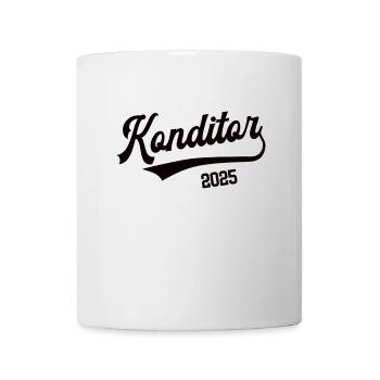 Konditor 2025 Beruf Konditorei Lehre Bäckerei - Tasse - Weiß - Vorne