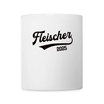 Fleischer 2025 Beruf Fleischerei Lehre Schlachter - Tasse - Weiß - Vorne