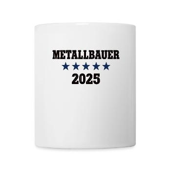 Metallbauer Beruf Metallbauerei Arbeit Schlosser - Tasse - Weiß - Vorne