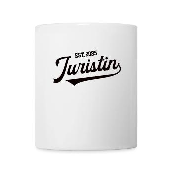 Juristin 2025 Jurastudium Jurastudentin Examen - Tasse - Weiß - Vorne