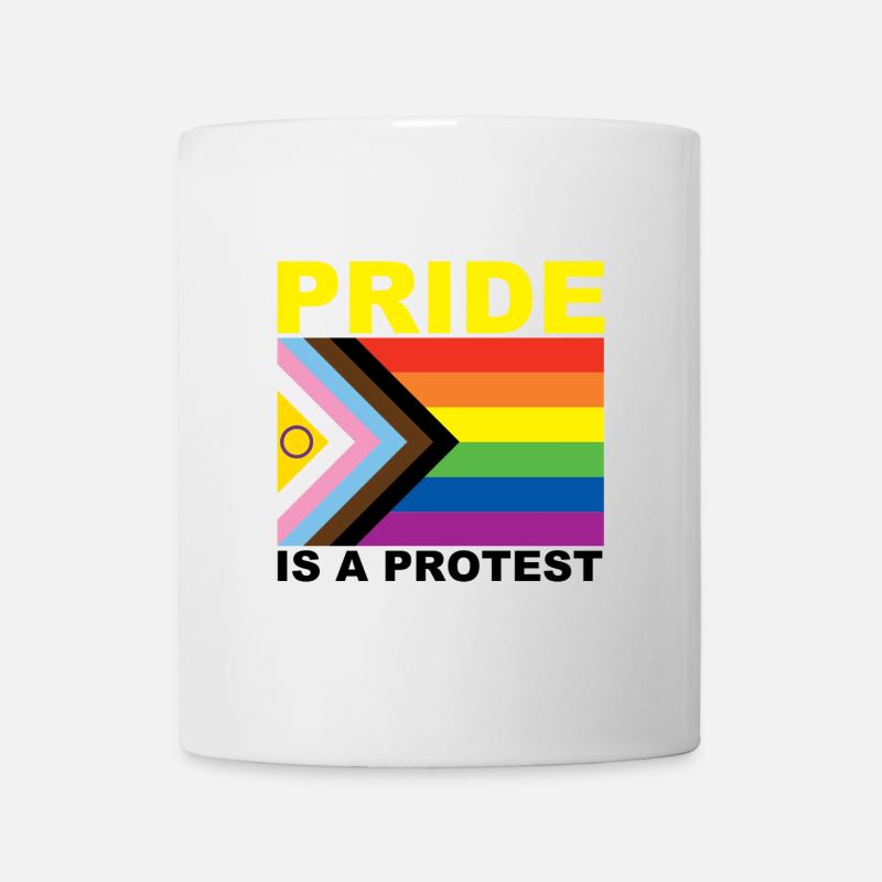 Pride is a Protest - Tasse - Weiß