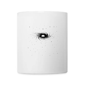 Universum Galaxie Milchstraße Design - Tasse - Weiß - Vorne