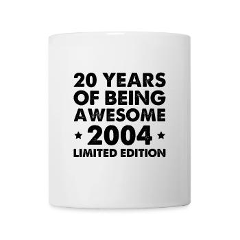 20 ans d’être génial 2004 Édition limitée - Mug blanc - blanc - Devant
