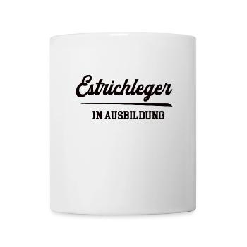 Estrichleger in Ausbildung Estrichlegerausbildung - Tasse - Weiß - Vorne