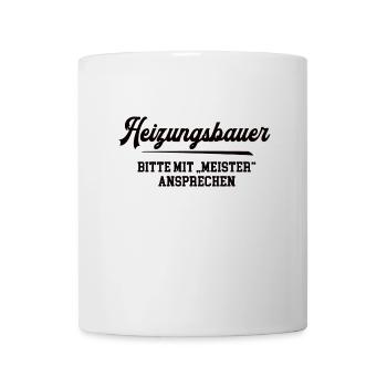 Heizungsbauer Meister Prüfung Bestanden HLK - Tasse - Weiß - Vorne