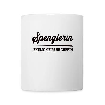 Spenglerin Chefin Selbstständigkeit Firma Gründen - Tasse - Weiß - Vorne