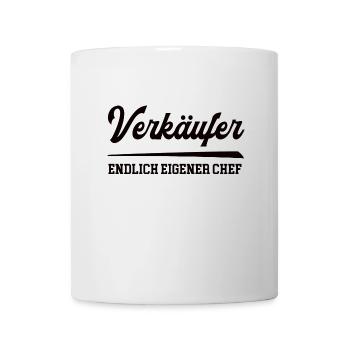 Verkäufer Chef Selbstständigkeit Firma Gründen - Tasse - Weiß - Vorne
