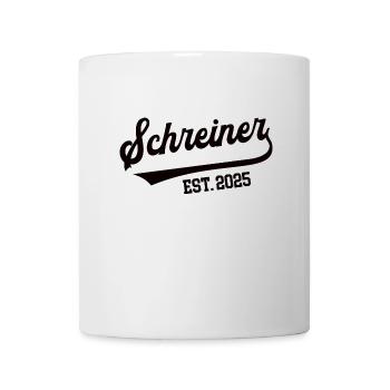 Schreiner 2025 Beruf Schreinerei Lehre Lehrling - Tasse - Weiß - Vorne