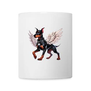 Elegant Doberman Angel Love Pet - Mug - white - Front