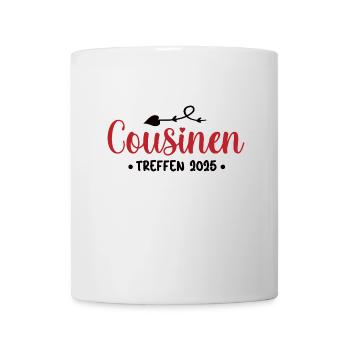 Cousinen Treffen 2025 Familientreffen Cousine - Tasse - Weiß - Vorne