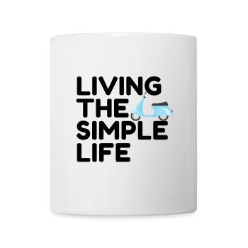 Living the simple life - Tasse - Weiß - Vorne