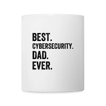 Best Cybersecurity Dad Ever - Tasse - Weiß - Vorne
