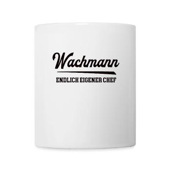 Wachmann Chef Selbstständigkeit Firma Gründen - Tasse - Weiß - Vorne