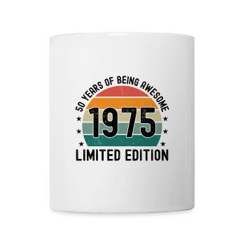 50 ans d’être génial 1975 Édition limitée - Mug blanc - blanc - Devant