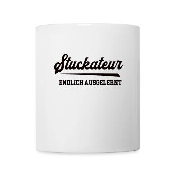 Stuckateur Ausbildung Bestanden Azubi Stukkateur - Tasse - Weiß - Vorne