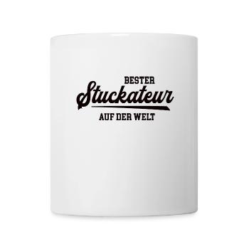 Stuckateur Bester Handwerker Trockenbau Handwerk - Tasse - Weiß - Vorne