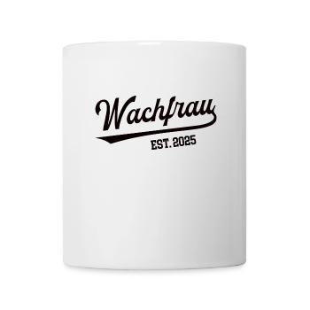 Wachfrau 2025 Beruf Wachmann Wachdienst Secruity - Tasse - Weiß - Vorne