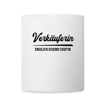 Verkäuferin Chefin Selbstständigkeit Firma Gründen - Tasse - Weiß - Vorne