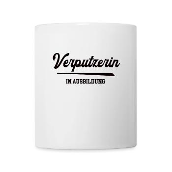 Verputzerin in Ausbildung Verputzerausbildung - Tasse - Weiß - Vorne