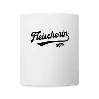 Fleischerin 2025 Beruf Fleischer Fleischerei Azubi - Tasse - Weiß - Vorne