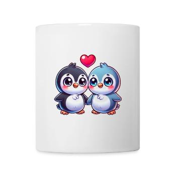 Penguin Love Valentine's Day Heart Friendship - Mug - white - Front