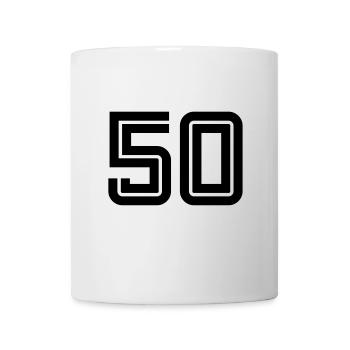 50f - Tasse - Weiß - Vorne