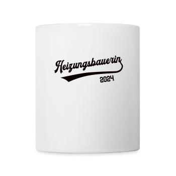 Heizungsbauerin 2024 Beruf Anlagemechanikerin HLK - Tasse - Weiß - Vorne