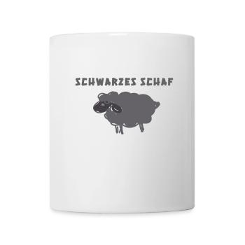 Mouton noir, Mouton, illustration - Mug blanc - blanc - Devant
