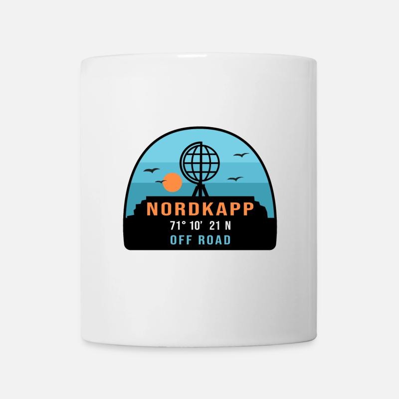Nordkapp norway off road - Mug blanc - blanc