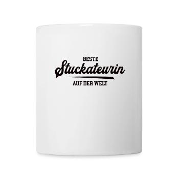 Beste Stuckateurin Chefin Stuckateur Frauen Chefin - Tasse - Weiß - Vorne
