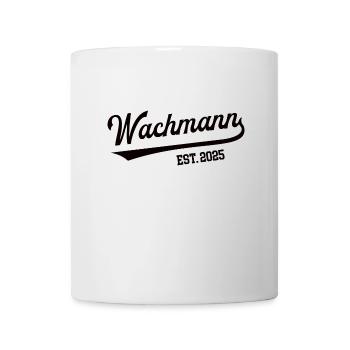 Wachmann 2025 Beruf Sicherheitsdienst Wachdienst - Tasse - Weiß - Vorne