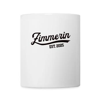Zimmerin 2025 Beruf Zimmerei Zimmerer Beruf - Tasse - Weiß - Vorne