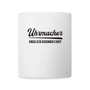 Uhrmacher Endlich Eigener Chef Uhrmacherei Meister - Tasse - Weiß - Vorne