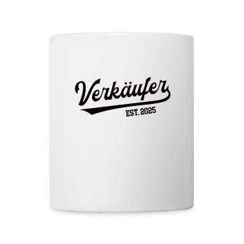 Verkäufer 2025 Beruf Verkauf Einzelhandel Azubi - Tasse - Weiß - Vorne
