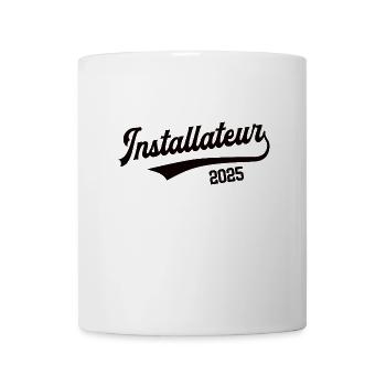 Installateur 2025 Beruf Anlagemechaniker Klempner - Tasse - Weiß - Vorne