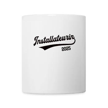 Installateurin 2025 Beruf Installateur Klempnerin - Tasse - Weiß - Vorne