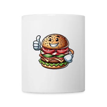 Sweet Burger Cartoon Restauration rapide mexicaine - Mug blanc - blanc - Devant