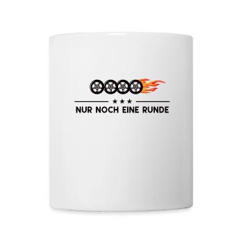 Nur Noch Eine Runde Auto Tuning KFZ Mechatroniker - Tasse - Weiß - Vorne