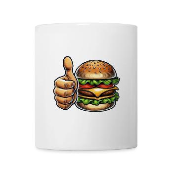 Mexikanischer Burger Fastfood - Tasse - Weiß - Vorne