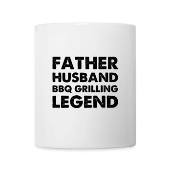 Father Husband BBQ Grilling Legend - Mug - white - Front