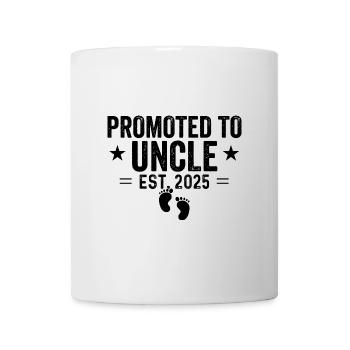 Promoted To Uncle Est. 2025 - Mug - white - Front