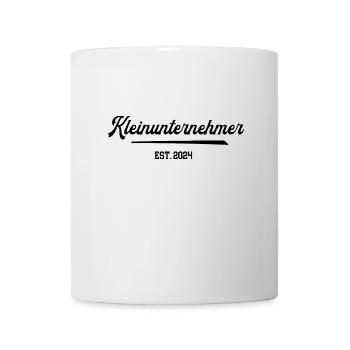 Unternehmer Kleinunternehmer Kleingewerbe 2025 - Tasse - Weiß - Vorne