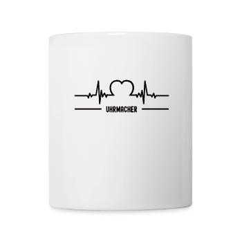 Herzschlag Uhrmacher Herz Bester Mann Uhrmacherei - Tasse - Weiß - Vorne