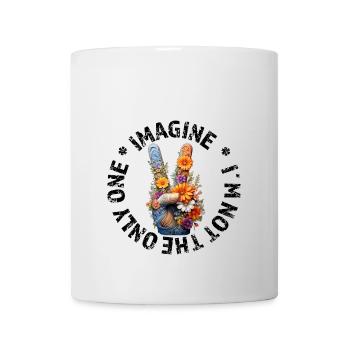 Imagine - Toleranz, Respekt und Frieden - Tasse - Weiß - Vorne